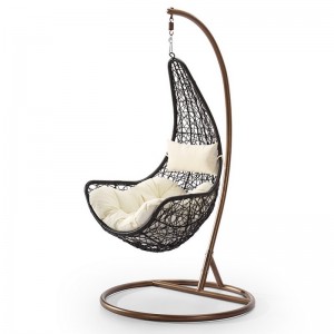 Garden Outdoor And Indoor Hanging Rattan Wicker Basket Chair