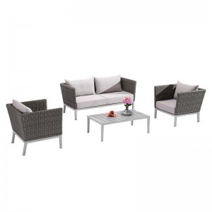3 Seater Rattan Outdoor Sectional Sofa Set